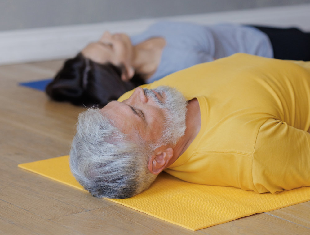 Practicing yoga nidra for rest