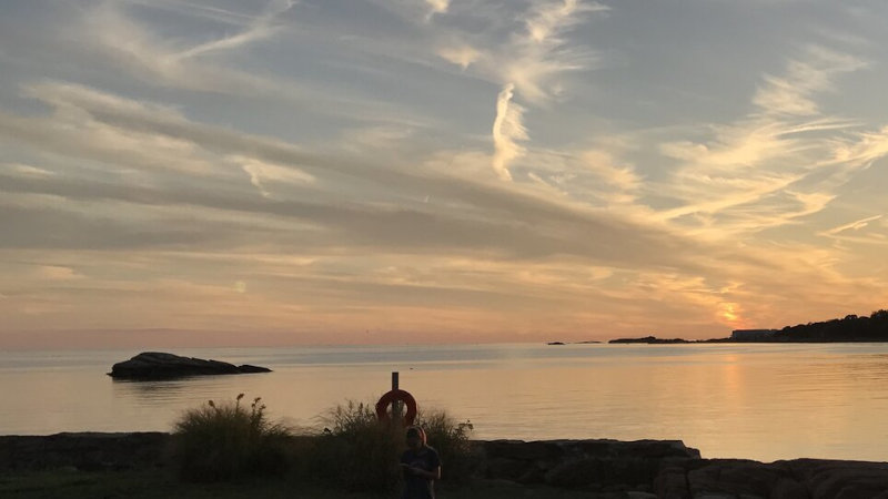 Killams Point Retreat Center - view of the ocean and sunset